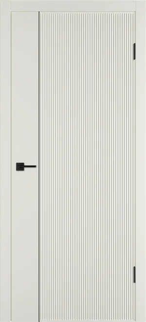 Linea VR1 ДГ Белая эмаль Молдинг Серебро