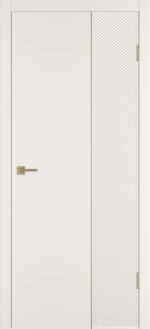 Linea DR2 ДГ Белая эмаль Молдинг Золото