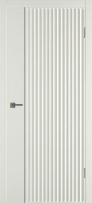 Linea VR1 ДГ Белая эмаль Молдинг Серебро