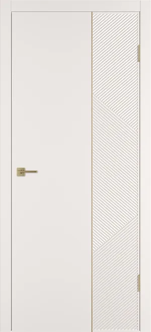 Linea ART2 ДГ Слоновая кость эмаль Молдинг Золото