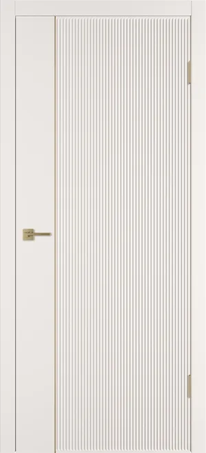 Linea VR1 ДГ Белая эмаль Молдинг Серебро