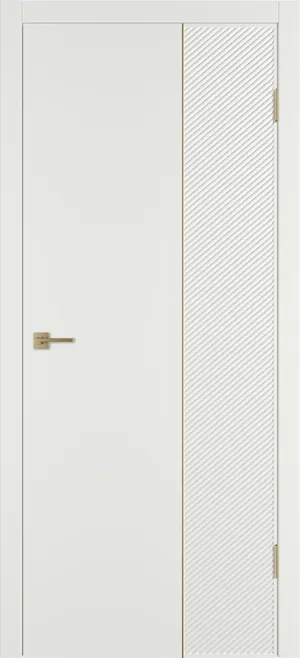 Linea DR2 ДГ Белая эмаль Молдинг Золото