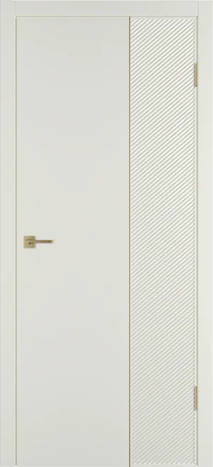 Linea DR2 ДГ Белая эмаль Молдинг Золото