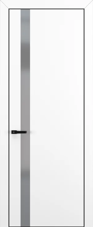 Квалитет К2 Black Classic Белый матовый ALU Черная с 4-х зпп Eclipse под 2 петли зпз 196