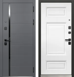 Luxor Куб Нео Сатин графит - Эмалит белый 