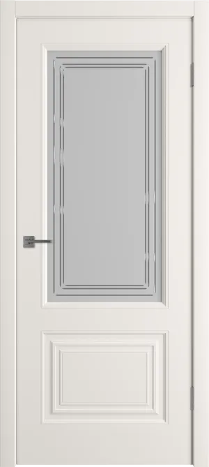 Беатрис 2 ДО мателюкс матовое с гравировкой Слоновая кость эмаль