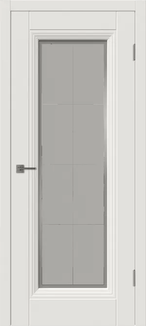 Барселона 1 ДО матовое с рисунком Белая эмаль