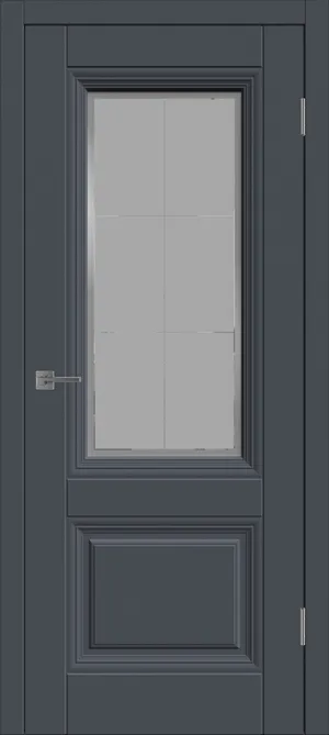 Барселона 2 ДО матовое с рисунком Графит эмаль