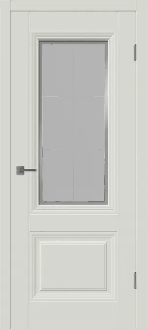 Барселона 2 ДО матовое с рисунком Слоновая кость эмаль