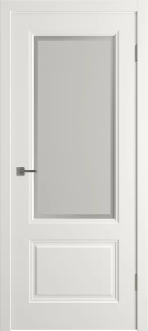 Норра 2 ДО матовое с рисунком Белая эмаль