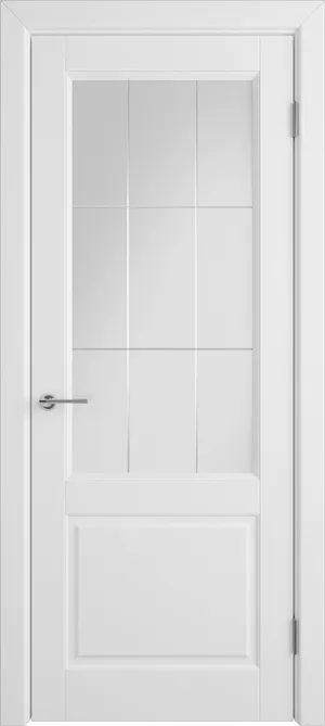 К1 COLORIT ДО матовое с рисунком решетка Белая эмаль