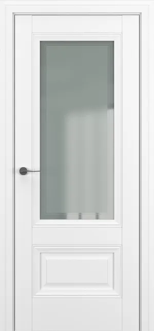 Турин ДО Baguette B3 Сатинато с рамкой Белый матовый