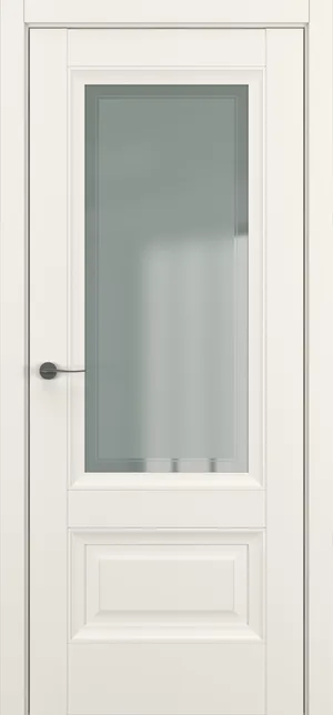 Турин ДО Baguette B2 Сатинато с рамкой Молочный матовый