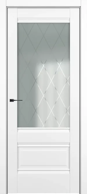 Турин ДО Baguette B4 стекло прозрачное Белый матовый