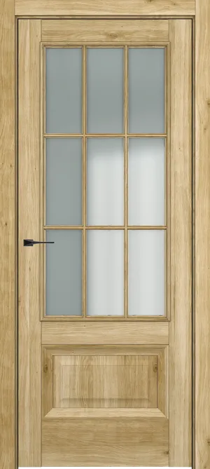 Турин ДО Baguette АК B2 стекло прозрачное Голд вуд