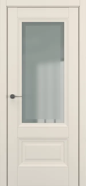 Турин ДО Baguette B2 Сатинато с рамкой Молочный матовый