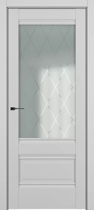 Турин ДО Baguette B4 стекло прозрачное Белый матовый