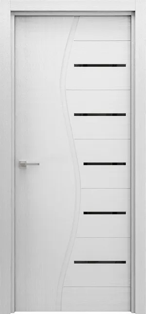 Волна ПО стекло черное Белый