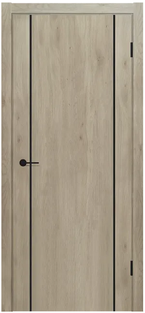 MX 3 ДГ Белый полипропилен Молдинг Черный