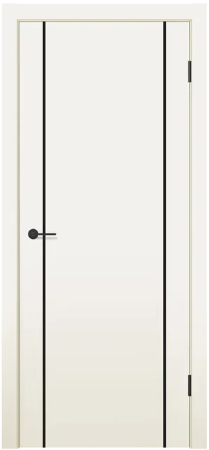 MX 3 ДГ Белый полипропилен Молдинг Черный