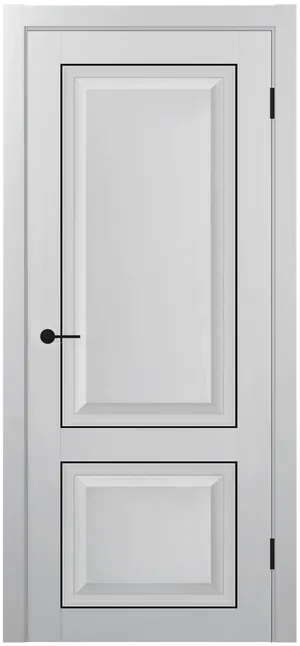 KX 72 ДГ Белый полипропилен Молдинг Черный