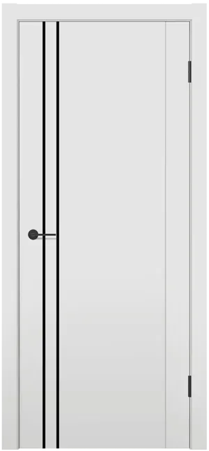 MX 5 ДГ Белый полипропилен Молдинг Черный