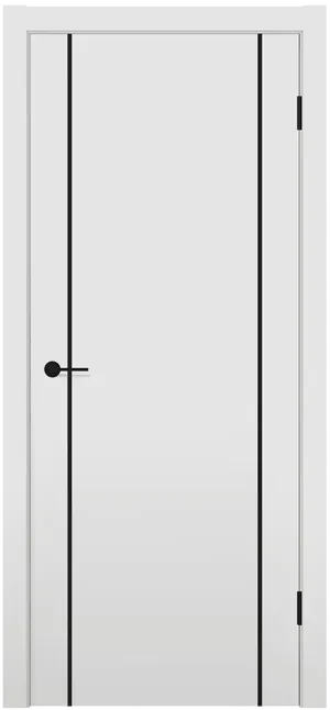 MX 3 ДГ Белый полипропилен Молдинг Черный