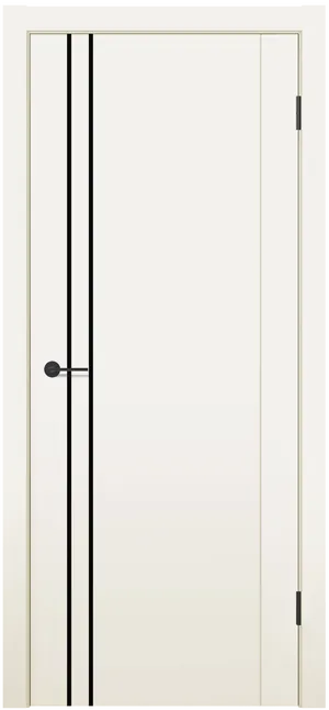 MX 5 ДГ Белый полипропилен Молдинг Черный