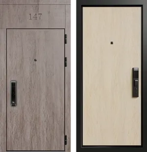 Гранд 3К90 Без фрезеровки ХардВуд дымчатый (MDP100) - Без фрезеровки ХардВуд песочный (MDP102) 