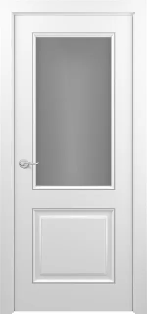 Венеция ДО ART Classic Т2 Сатинато Белая эмаль патина серебро (в канавку) (43)