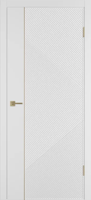 Integra 25.1 ДГ Белая эмаль Молдинг Золото