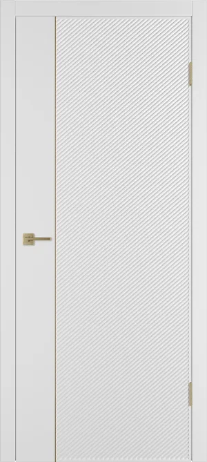 Integra 26.1 ДГ Белая эмаль Молдинг Золото