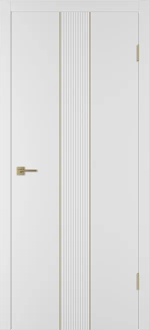 Integra 65 ДГ Белая эмаль Молдинг Золото