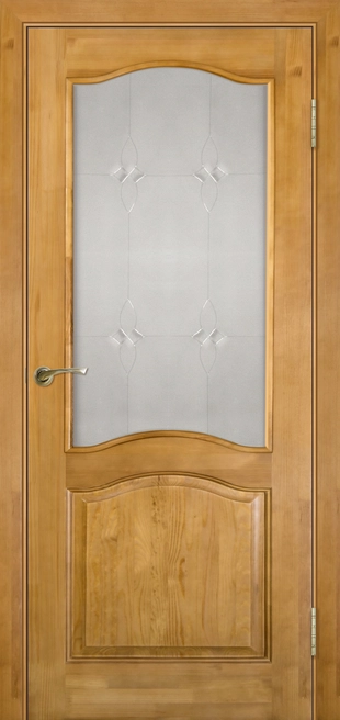 Модель №7 (без рамки) ДО мателюкс матовое Светлый лак