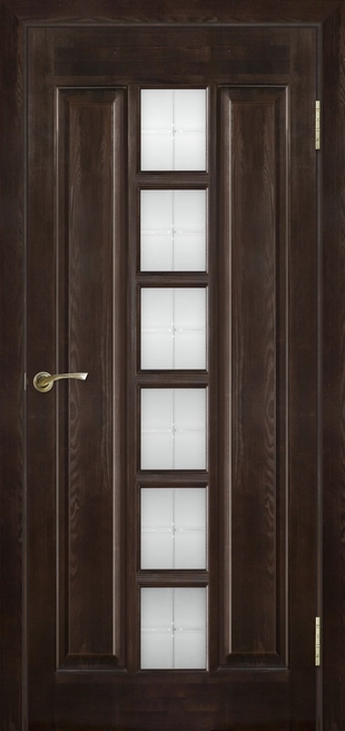 Модель №11 ДО мателюкс матовое с фрезеровкой Темный лак