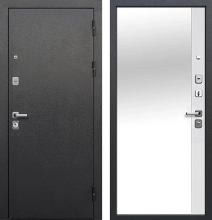 Гарда 9 Зеркало Эмалит Белый Антик серебро Эмалит белый