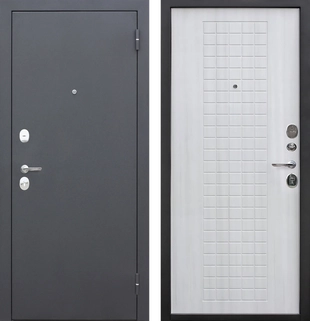 Гарда муар 8 мм Черный муар Белый ясень