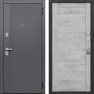 Бостон Сатин графит бетон снежный