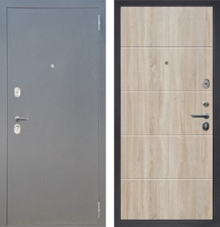 M28 металл Букле графит - ФЛ-22 Дуб Сонома светлый