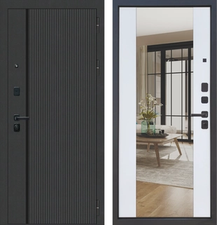 M10 ФЛП-39 Черная шагрень - ФЛЗ-32 Velluto Bianco AG 700