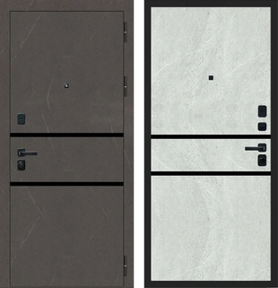 M108 ФЛП-121 Мрамор грей темный - ФЛП-121 Мрамор грей светлый