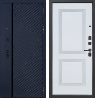 M19 ФЛП-37 Темно-Синий софт - ФЛ-38 Velluto Bianco AG 700