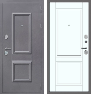 M50 штамп 2 квадрата Букле графит - ФЛ-30 Velluto Bianco AG 700