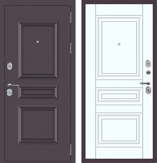 M53 с фрезеровкой Букле опал - ФЛ-10 Velluto Bianco AG 700