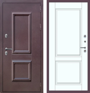 M61 ТЕРМО штамп 2 квадрата Букле опал - ФЛТ-7 Velluto Bianco AG 700