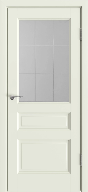 Венеция м. ДО мателюкс матовое с фрезеровкой Белый (65)