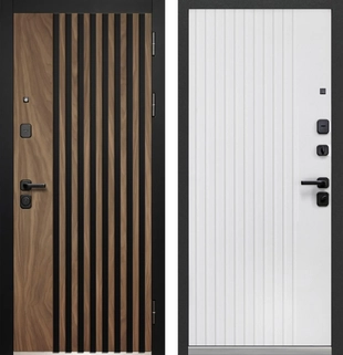 Luxor 3D Рейка Орех американский мокко Эмалит белый