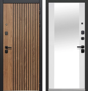 Luxor Рейка Зеркало Орех лесной Эмалит белый