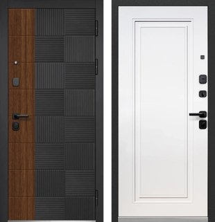 Luxor Квадрат Нео Антрацит софт Эмалит белый