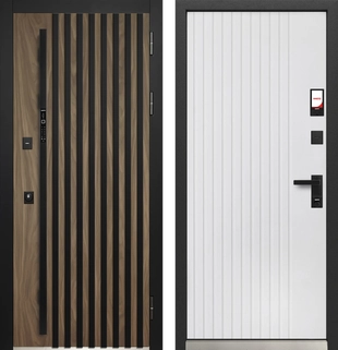 Luxor Smart 3D Рейка Орех американский мокко Эмалит белый